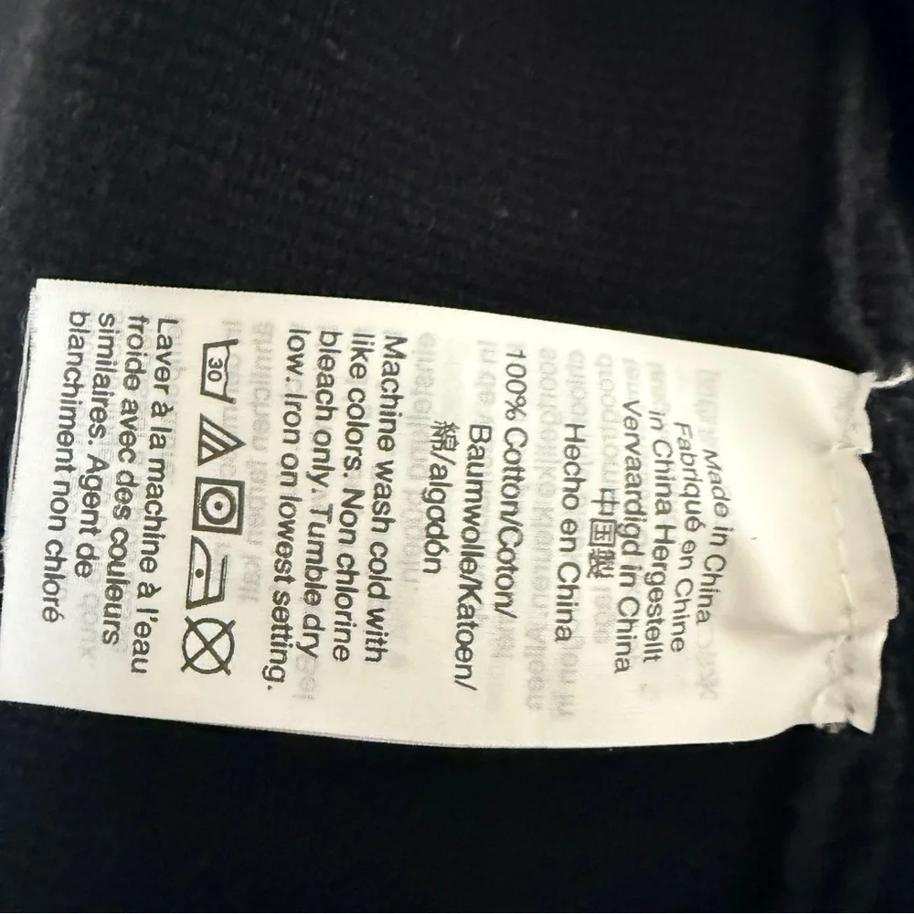 J. Crew Women's 100% Cotton Black Sweater Blazer Size M - Picture 7 of 7